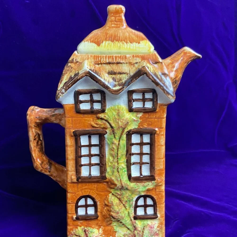 Vintage  Price Kensington Large  Teapot  Cottage Ware 3 floors England 10